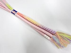 未使用品　正絹　撚り房　手組帯締め